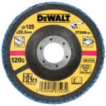 DEWALT Tartozékok - Lamellás csiszolókorong, P120, átmérő 125 mm, 10 db DT3268 (DT3268)