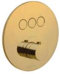 PAFFONI Compact Box - Termosztatikus keverő 3 készülékhez, arany színű CPT019HG (CPT019HG)