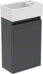 Ideal Standard Eurovit+ - Szekrény kézmosóval, 55x35x20 cm, 1 ajtós, sötét szürke R0569TI (R0569TI)