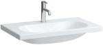 Laufen Lua - Bútor mosdókagyló 46x80 cm, túlfolyó nélkül, csaptelep lyukkal, LCC, fehér H8100874001561 (H8100874001561)