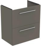 Ideal Standard i. Life S - Szekrény a mosdókagyló alatt, 600x375x630 mm, 2 fiók, szürke matt kvarc T5293NG (T5293NG)