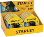 STANLEY Tartozékok - Vágókorong rozsdamentes acélhoz és fémekhez, 125x22, 2 mm, 10 db STA38257-XJ (STA38257-XJ)