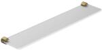 Kludi Vela R - Polc, hossza 60 cm, üveg/csiszolt arany 58973N0 (58973N0)