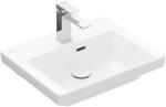Villeroy & Boch Subway 3.0 - Bútor mosdókagyló 500x400 mm, túlfolyóval, csaptelep lyukkal, alpesi fehér 4370FF01 (4370FF01)