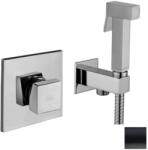 PAFFONI Bidet Kit - Falra szerelhető bidé keverő zuhanyzóval és testtel, matt fekete színben KITDUP112NO (KITDUP112NO)
