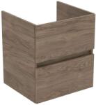 Ideal Standard Eurovit+ - Mosdószekrény, 55x50x44 cm, 2 fiókos, dió, diófa R0256Y9 (R0256Y9)