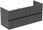 Ideal Standard Eurovit+ - Mosdószekrény, 55x120x44 cm, 4 fiókos, fényes szürke R0267TI (R0267TI)