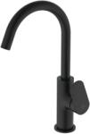 Ideal Standard Ceralife O - Mosdó csaptelep forgatható kifolyóval és click-clack kifolyóval, selyemfekete BE016XG (BE016XG)