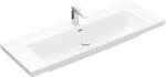 Villeroy & Boch Subway 3.0 - Mosdókagyló 1300x470 mm, túlfolyóval, keverőnyílással, CeramicPlus, Stone White 4A70D5RW (4A70D5RW)