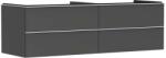 Hansgrohe Xelu Q - Mosdószekrény, 50x156x55 cm, 4 fiókos, matt szürke/matt fehér 54091700 (54091700)