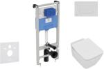 Ideal Standard ProSys - Készlet falra szerelhető, WC és ülőkével Strada II, gombok Oleas M1, Aquablade, SoftClose, króm matt ProSys120M SP29 (ProSys120M SP29)