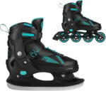 NILS Extreme Állítható görkorcsolya Enzo 2in1 NH382 méretekkel Nils Extreme jégkorcsolya 40 kék|zöld