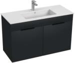 Jika Cube - Szekrény mosdókagylóval 100x43x61 cm, matt antracit H4536511763521 (H4536511763521)