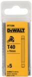 DEWALT Tartozékok - T40 bitkészlet, 5 db DT7296 (DT7296)