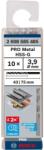 Bosch Tartozékok - Fém fúrókészlet, 3, 9x75 mm, 10 db 2608585485 (2608585485)