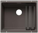 BLANCO Etagon 500 - Silgranit mosogató, 53x46 cm, kiegészítőkkel, szürke vulkán 527755 (527755)