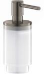 GROHE Selection - Folyékony szappanadagoló, üveg/csiszolt Kemény grafit 41028AL0 (41028AL0)