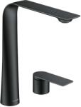 Duravit D. 1 - Mosócsaptelep, 2 nyílású beépítés, matt fekete D11130002046 (D11130002046)