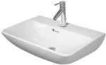 Duravit ME by Starck - Mosdókagyló 600x400 mm, túlfolyóval, csapfurattal, WonderGliss, matt fehér 23436032001 (23436032001)