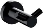 Omnires Modern projekt - Dupla horog, matt fekete MP60120BL (MP60120BL)