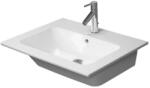 Duravit ME by Starck - Bútor mosdókagyló 630x490 mm, túlfolyóval, csapfurattal, WonderGliss, fehér 23366300001 (23366300001)