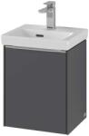Villeroy & Boch Subway 3.0 - Mosdókagylós szekrény, 351x429x309 mm, 1 ajtó, grafit C58400VR (C58400VR)