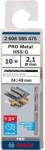Bosch Tartozékok - Fém fúrókészlet, 2, 1x49 mm, 10 db 2608585475 (2608585475)