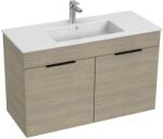 Jika Cube - Szekrény mosdókagylóval 100x43x61 cm, kőris H4536511765141 (H4536511765141)
