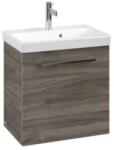 Villeroy & Boch Avento - Mosdószekrény, 530x514x352 mm, 1 ajtó, Kő tölgyfa A88801RK (A88801RK)