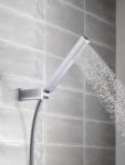 Roca Stella 1 funkciós műanyag kézizuhany, rozsdamentes acél hatású A5B9B61SM0 (A5B9B61SM0)