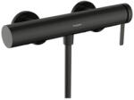 Hansgrohe Finoris egykaros zuhanycsaptelep falsíkon kívüli szereléshez, szálcsiszolt fekete króm 76620340 (76620340) - szaniteronline
