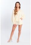 Influence Къси панталони Influence Women's Button Shirt and Shorts Set - Sand