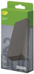 GP Batteries Powerbank B+ Series, 20 000 mAh, 15 W, fekete B6420B (B6420B)