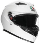 AGV Casca AGV K3 - Integrală, alb lucios, Pinlock și ochelari soare incluși, ECE 22.06 (2118381001-022)