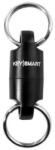 KEYSMART Magconnect Keychain - Silver (Black)