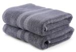 Hobby Home® Set 2 prosoape bambus si bumbac 50x90cm, Hobby Home, Ayliz Gri Antracit Prosop