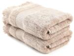 Hobby Home® Set 2 prosoape 50x90cm bumbac 100% cu franjuri, Hobby Home, Zeus Maro Prosop