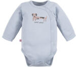 Eevi Puppy Playtime hosszú ujjú body, kék - 56