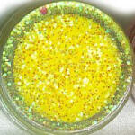  Csillámpor - sárga