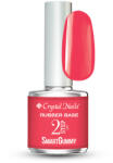 Crystal Nails - 2S - SMARTGUMMY RUBBER BASE GEL - NR33 - GLOWY STRAWBERRY - 8ML