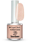 Crystal Nails - 2S - SMARTGUMMY RUBBER BASE GEL - NR8 - SHIMMER PEACH - 8ML