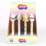 Nebulo Zseléstoll NEBULO nyomógombos radírozható 0, 7 mm Pörgetős kutyusok (DT-SPIN-03) - papir-bolt