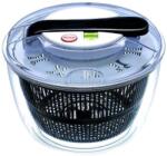 Cyrax Uscator Manual pentru Salata si Verdeturi, Cyrax, Plastic, 20x20x25 cm, Capacitate 5L, Negru (132441)