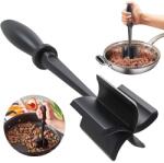 Cyrax Tocator de Carne Manual, Plastic Rezistent Negru (126373) Tocator