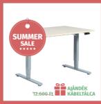 BeActive PRO Elektromosan Állítható Asztal – + Ajandék Kábeltálca – SUMMER SALE - Szürke, Akác, 18 mm, 160x80