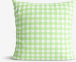 Goldea dekoratív párnahuzat - zöld kockás 50 x 50 cm