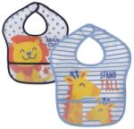 Lorelli Set 2 bavete, impermeabile peva, 28, 5x36 cm, inchidere cu banda velcro, blue Bavata