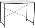 Mobikon Birou DTD alb metal negru Mellora 90x60x72 cm (0000401884)