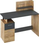 Mobikon Birou DTD stejar artisan grafit Platon 121, 5x55x109, 5 cm (0000397408)