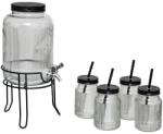 Secret De Gourmet Set Limonada Artblack, 4 litri, sticla, 5 piese Pahar